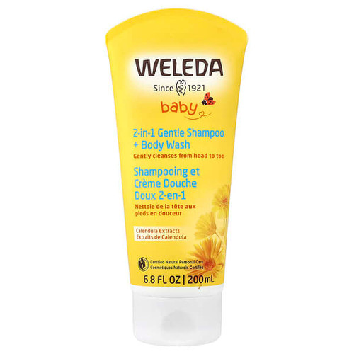 <img alt="Weleda, Baby, 2-in-1 Gentle Shampoo + Body Wash, Calendula Extracts, 6.8 fl oz (200 ml)" title="Weleda, Baby, 2-in-1 Gentle Shampoo + Body Wash, Calendula Extracts, 6.8 fl oz (200 ml),4001638096515"