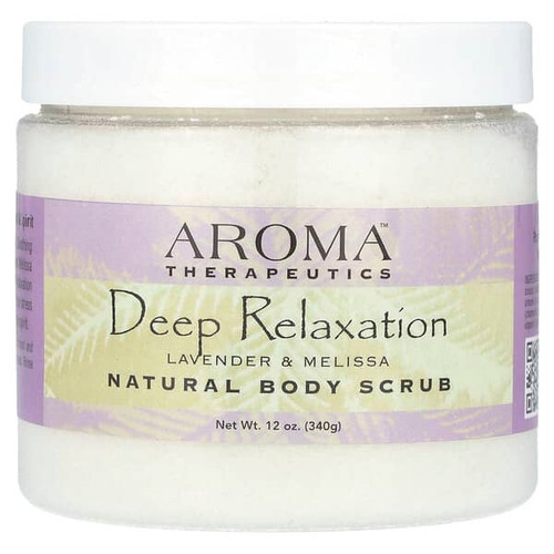 <img alt="Abra Therapeutics, Natural Body Scrub, Deep Relaxation, Lavender & Melissa, 12 oz (340 g)" title="Abra Therapeutics, Natural Body Scrub, Deep Relaxation, Lavender & Melissa, 12 oz (340 g),021204142020"