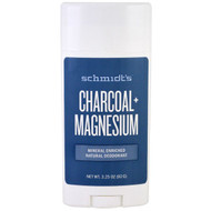 Schmidts Natural Deodorant, Charcoal + Magnesium, 3.25 oz (92 g)