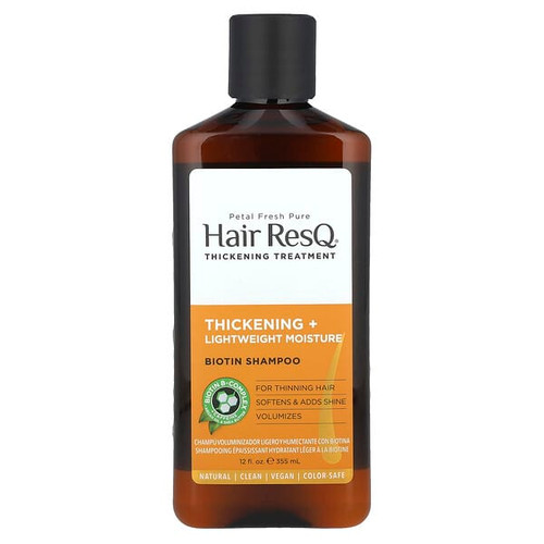 <img alt="Petal Fresh, Hair ResQ, Biotin Shampoo, For Thinning Hair, 12 fl oz (355 ml)" title="Petal Fresh, Hair ResQ, Biotin Shampoo, For Thinning Hair, 12 fl oz (355 ml),713708415013"