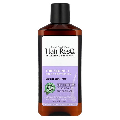 <img alt="Petal Fresh, Hair ResQ, Thickening Treatment, Biotin Shampoo, 12 fl oz (355 ml)" title="Petal Fresh, Hair ResQ, Thickening Treatment, Biotin Shampoo, 12 fl oz (355 ml),713708414016"