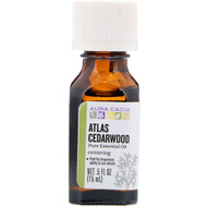Aura Cacia, Pure Essential Oil, Atlas Cedarwood, .5 fl oz (15 ml)