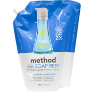 3 PACK of Method Dish Soap Refill Sea Minerals -- 36 fl oz