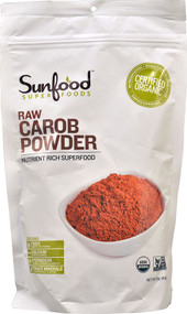 Sunfood, Organic Carob Powder, 1 lb (454 g)