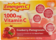 Emergen-C, Vitamin C, Cranberry-Pomegranate, 1,000 mg, 30 Packets, 0.30 oz (8.4 g) Each