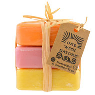 One with Nature, Dead Sea Mineral Soap Bars, Orange Blossom, Wildberry and Lemon Verbena, 3 Bars, 4 oz Each