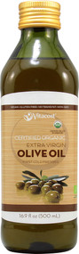 3 PACK of Vitaco Certified Organic Extra Virgin Olive Oil -- 16.9 fl oz (500 mL)