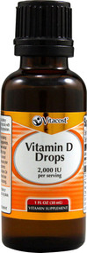 3 PACK of Vitaco Vitamin D Drops -- 2000 IU - 1 fl oz