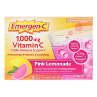 <img alt="Emergen-C, 1,000 mg Vitamin C Daily Immune Support, Pink Lemonade, 30 Packets, 0.33 oz (9.4 g) Each" title="Emergen-C, 1,000 mg Vitamin C Daily Immune Support, Pink Lemonade, 30 Packets, 0.33 oz (9.4 g) Each,076314302048"