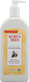 3 PACK of Burts Bees Milk and Honey Body Lotion -- 12 fl oz