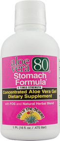 Lily of the Desert, Aloe Vera 80 Stomach Formula - 16 fl oz