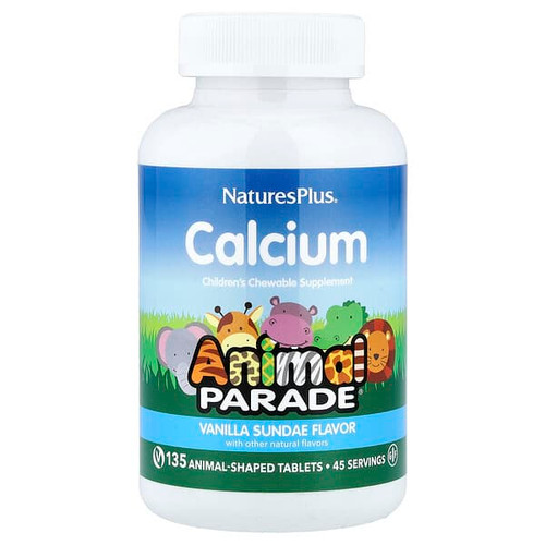 <img alt="NaturesPlus, Animal Parade, Calcium, Childrens Chewable Supplement, Vanilla Sundae, 135 Animal-Shaped Tablets" title="NaturesPlus, Animal Parade, Calcium, Childrens Chewable Supplement, Vanilla Sundae, 135 Animal-Shaped Tablets,097467299962"