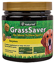 NaturVet GrassSaver for Dogs -- 120 Soft Chews