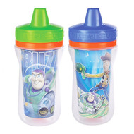 The First Years, Disney Pixar, Toy Story 3, Insulated Sippy Cups, 9+ Months, 2 Pack - 9 oz (266 ml) Each