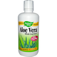 Natures Way, Aloe Vera, Leaf Juice, 33.8 fl oz (1 Liter)