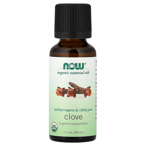 <img alt="NOW Foods, Organic Essential Oils, Clove, 1 fl oz (30 ml)" title="NOW Foods, Organic Essential Oils, Clove, 1 fl oz (30 ml),733739074089"