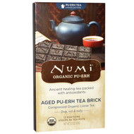 Numi Tea, Organic Tea, Pu-erh Tea, Aged Pu-erh Tea Brick, 2.2 oz (63 g)