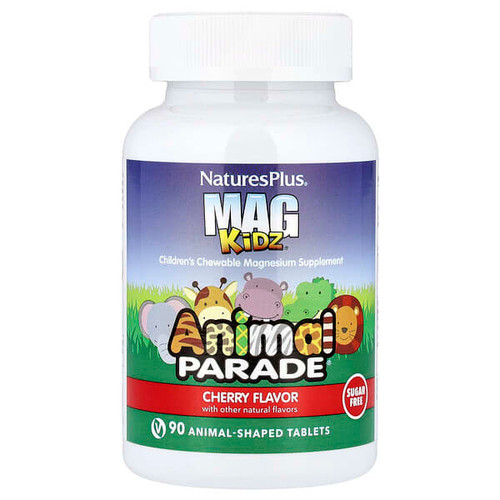 <img alt="NaturesPlus, MagKidz, Animal Parade, Childrens Chewable Magnesium, Cherry, 90 Animal-Shaped Tablets (50 mg per Tablet)" title="NaturesPlus, MagKidz, Animal Parade, Childrens Chewable Magnesium, Cherry, 90 Animal-Shaped Tablets (50 mg per Tablet),097467299429"