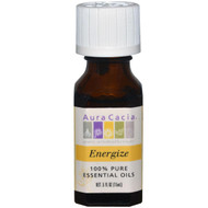 Aura Cacia, 100% Pure Essential Oils, Energize, .5 fl oz (15 ml)