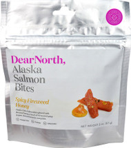 Dear North Alaska Salmon Bites Spicy Fireweed Honey - 2 oz
