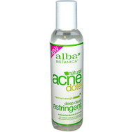 3 PACK OF Alba Botanica, Natural Acne Dote, Deep Clean Astringent, Oil-Free, 6 fl oz (177 ml)