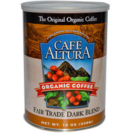 Cafe Altura, Organic Coffee, Fair Trade Dark Blend, 12 oz (339 g)