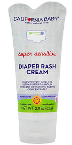 California Baby, Diaper Rash Cream Super Sensitive Fragrance Free - 2.9 oz