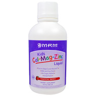MRM, Kids Cal-Mag-Zinc Liquid, Tropical Berry, 16 fl oz (480 ml)