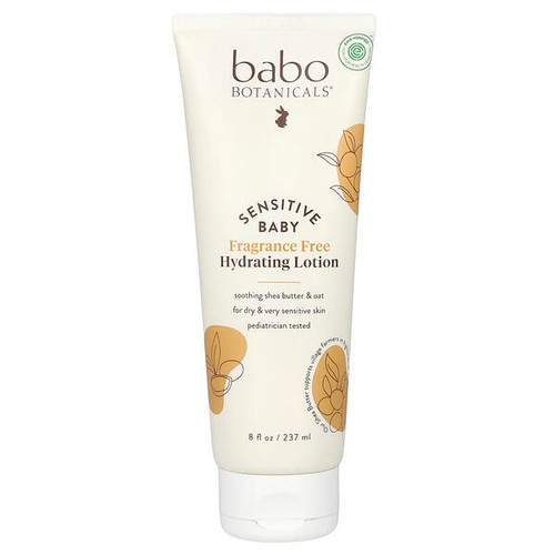 <img alt="Babo Botanicals, Sensitive Baby, Hydrating Lotion, Fragrance Free, 8 fl oz (237 ml)" title="Babo Botanicals, Sensitive Baby, Hydrating Lotion, Fragrance Free, 8 fl oz (237 ml),899248010281"