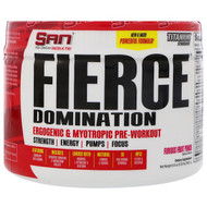 SAN Nutrition, Fierce Domination, Ergogenic & Myotropic Pre-Workout, Furious Fruit Punch, 8.8 oz (248.8 g)