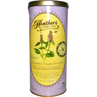 Heathers Tummy Care, Tummy Teas, Organic Peppermint Tea Bags, Caffeine Free, 36 Extra Large Tea Bags, 4.2 oz (120 g)