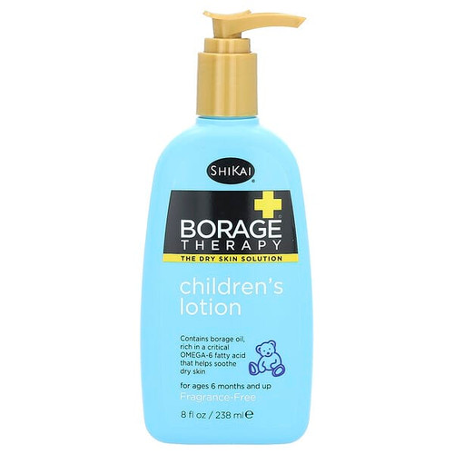 <img alt="Shikai, Borage Therapy, Childrens Lotion, For Ages 6 Months and Up, Fragrance Free, 8 fl oz (238 ml)" title="Shikai, Borage Therapy, Childrens Lotion, For Ages 6 Months and Up, Fragrance Free, 8 fl oz (238 ml),081738402014"