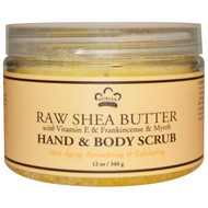Nubian Heritage, Raw Shea Butter, Hand & Body Scrub, 12 oz (340 g)
