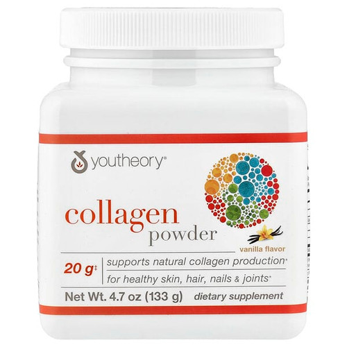 <img alt="Youtheory, Collagen Powder, Vanilla , 4.7 oz (133 g)" title="Youtheory, Collagen Powder, Vanilla , 4.7 oz (133 g),853244003760"
