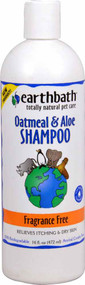 Earthbath Oatmeal & Aloe Shampoo Fragrance Free -- 16 fl oz