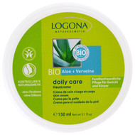 Logona Naturkosmetik, Daily Care, Skin Cream, Aloe & Verveine, 5.1 oz (150 ml)