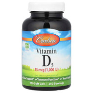 <img alt="Carlson, Vitamin D3, 25 mcg (1,000 IU), 250 Soft Gels" title="Carlson, Vitamin D3, 25 mcg (1,000 IU), 250 Soft Gels,088395014529"
