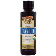 Barleans, Organic Lignan Flax Oil, 8 fl oz (236 ml)
