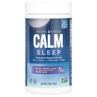 <img alt="Natural Vitality, CALM, Sleep, Magnesium Supplement Drink Mix, Mixed Berry, 6 oz (170 g)" title="Natural Vitality, CALM, Sleep, Magnesium Supplement Drink Mix, Mixed Berry, 6 oz (170 g),875534002260"
