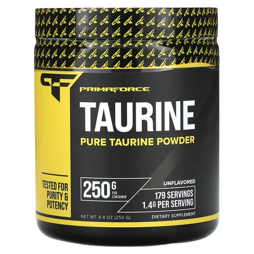<img alt="Primaforce, Taurine, Unflavored, 8.8 oz (250 g)" title="Primaforce, Taurine, Unflavored, 8.8 oz (250 g),811445020382"