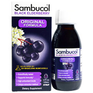 Sambucol, Black Elderberry Syrup, Original Formula, 4 fl oz (120 ml)