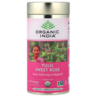 <img alt="Organic India, Tulsi Sweet Rose Tea, Caffeine Free, 3.5 oz (100 g)" title="Organic India, Tulsi Sweet Rose Tea, Caffeine Free, 3.5 oz (100 g),801541505982"