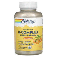 <img alt="Solaray, High Potency B-Complex, Natural Orange, 50 Chewables" title="Solaray, High Potency B-Complex, Natural Orange, 50 Chewables,076280406207"