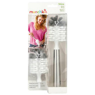 <img alt="Munchkin, Shine, Premium Stainless Steel, Bottle Brush, 3 Piece Set" title="Munchkin, Shine, Premium Stainless Steel, Bottle Brush, 3 Piece Set,735282161650"