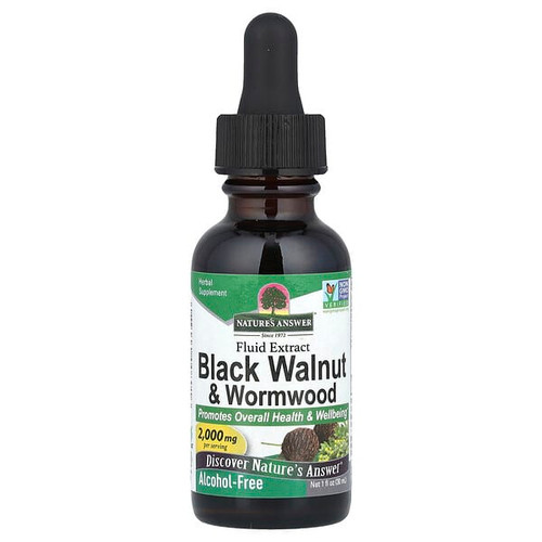 <img alt="Natures Answer, Black Walnut & Wormwood, Fluid Extract, Alcohol-Free, 1 fl oz (30 ml)" title="Natures Answer, Black Walnut & Wormwood, Fluid Extract, Alcohol-Free, 1 fl oz (30 ml),083000008016"