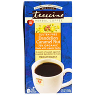 Teeccino, Roasted Herbal Tea, Dandelion Caramel Nut, Caffeine Free, 25 Tea Bags, 5.3 oz (150 g)