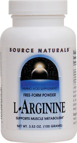 Source Naturals Free Form L-Arginine Powder -- 3.53 oz