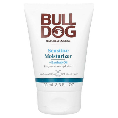 <img alt="Bulldog Skincare For Men, Sensitive Moisturizer, Fragrance Free, 3.3 fl oz (100 ml)" title="Bulldog Skincare For Men, Sensitive Moisturizer, Fragrance Free, 3.3 fl oz (100 ml),841058001546"
