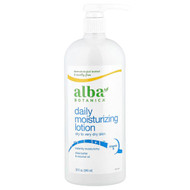 <img alt="Alba Botanica, Daily Moisturizing Lotion, Dry to Very Dry Skin , 32 fl oz (946 ml)" title="Alba Botanica, Daily Moisturizing Lotion, Dry to Very Dry Skin , 32 fl oz (946 ml),724742003647"