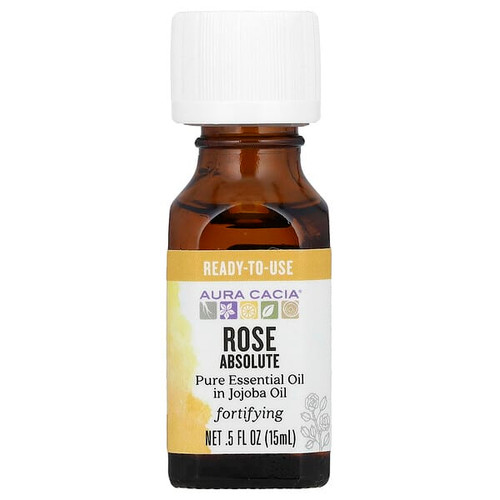 <img alt="Aura Cacia, Pure Essential Oil in Jojoba Oil, Rose Absolute, 0.5 fl oz (15 ml)" title="Aura Cacia, Pure Essential Oil in Jojoba Oil, Rose Absolute, 0.5 fl oz (15 ml),051381912277"